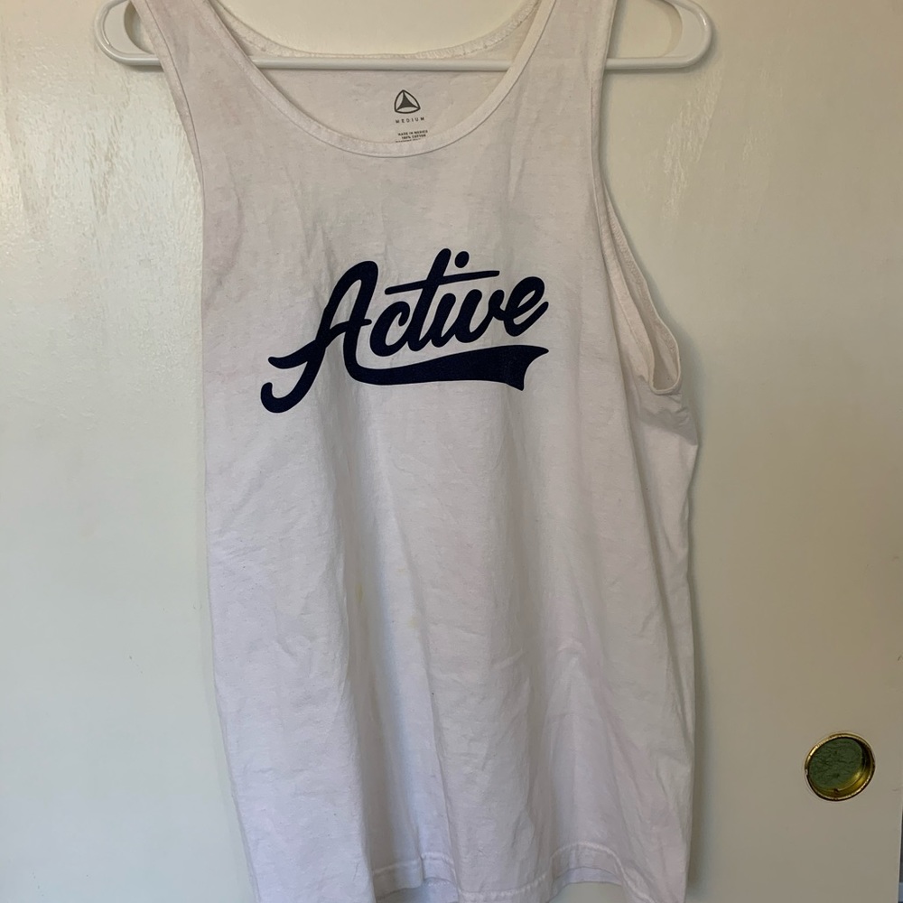 White active shirt size medium